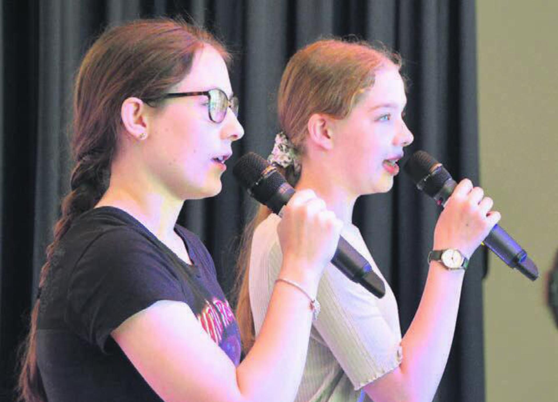 Sie traten im Duett an: Sara Hunn und Simona Blunschi.