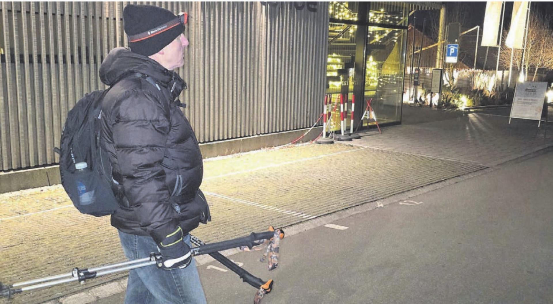 Während andere Silvester feiern, machen sich die Ersten auf zu einer Runde um den Hallwilersee. Bild: zg - Das Bild wird blockiert. – Möglicherweise durch einen aktiven Adblocker.