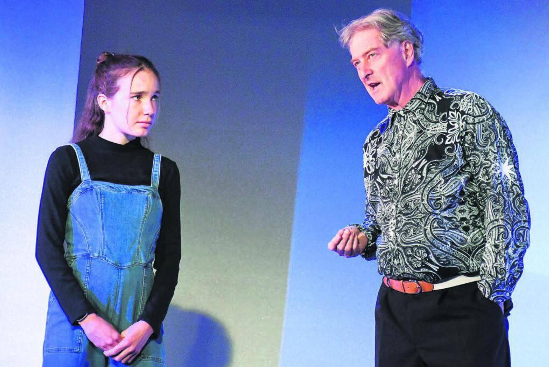 Hans Melliger hatte viele Rollen inne, Schauspieler (Bild) auf der Bühne, Mitglied des Produktionsteams und Mediensprecher. Das Stück rund um den Entomologischen Verein Wohlen ist gut angekommen: «Wir haben etwas gewagt und es ist grossartig herausgekommen.» Bild: Archiv