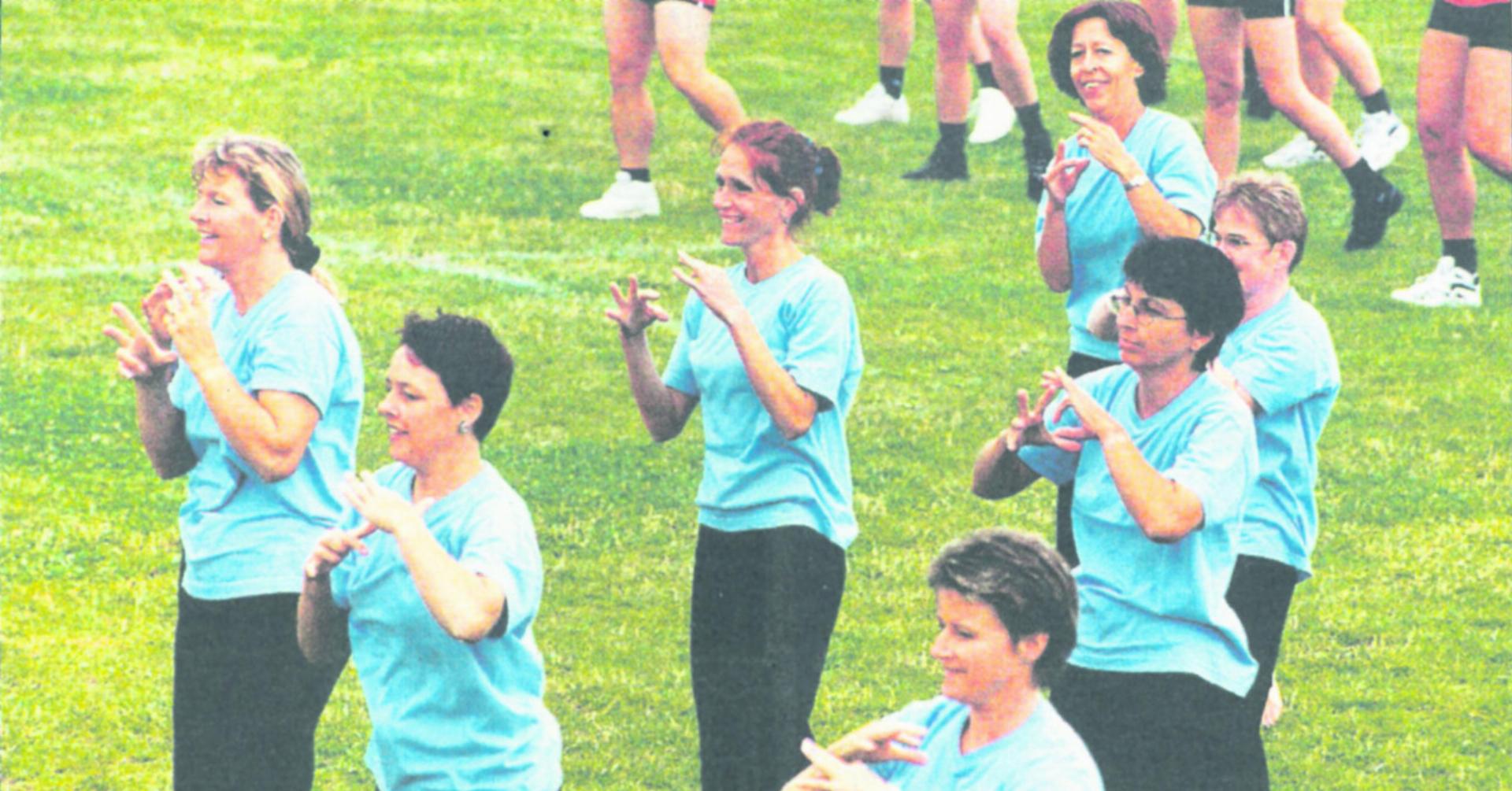 Höhepunkt des Kreisturnfestes in Sarmenstorf ist die Turngala. Bild: Archiv