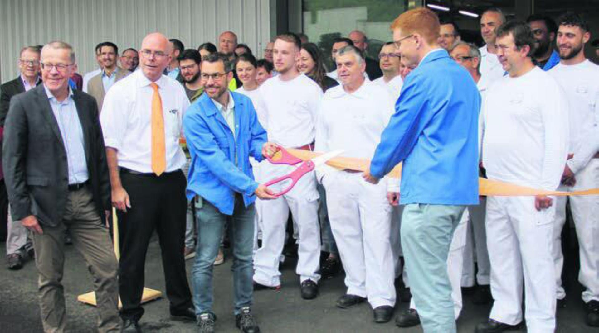 Die vielen Investitionen der letzten Jahre (hier die Einweihung der neuen Trocknungsanlage im Mai) machen sich bezahlt, der Umsatz zeigt nach oben. Bild: Archiv - Das Bild wird blockiert. – Möglicherweise durch einen aktiven Adblocker.