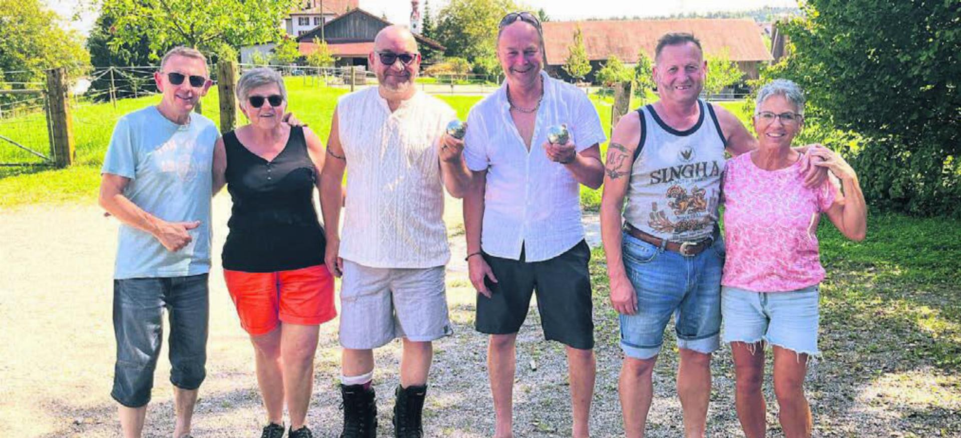 Auch in diesem Jahr wurde das beliebte Pétanque-Turnier durchgeführt. Bild: zg