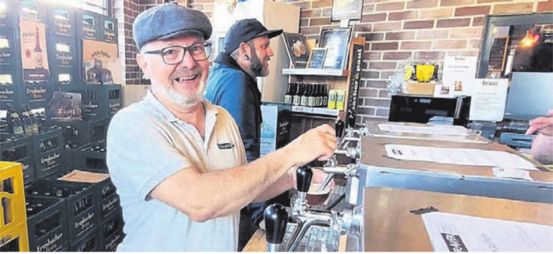 Der Seenger Thomas Wittmer alias Brauer-Tom ist auch dieses Jahr mit seinen Bieren wieder Gast an der Braui-Party. Bild: Archiv - Das Bild wird blockiert. – Möglicherweise durch einen aktiven Adblocker.