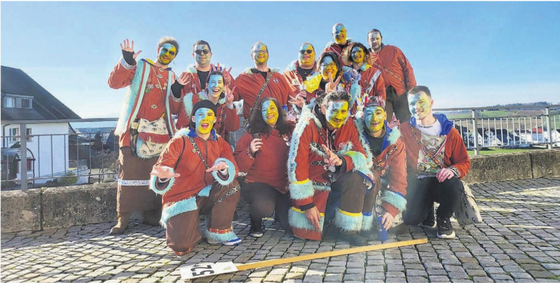 Eine grosse Familie geworden – bei den Nordfägern ist der Zusammenhalt gross. Und mindestens so wichtig wie das Outfit und die Musik. Bild: zg - Das Bild wird blockiert. – Möglicherweise durch einen aktiven Adblocker.