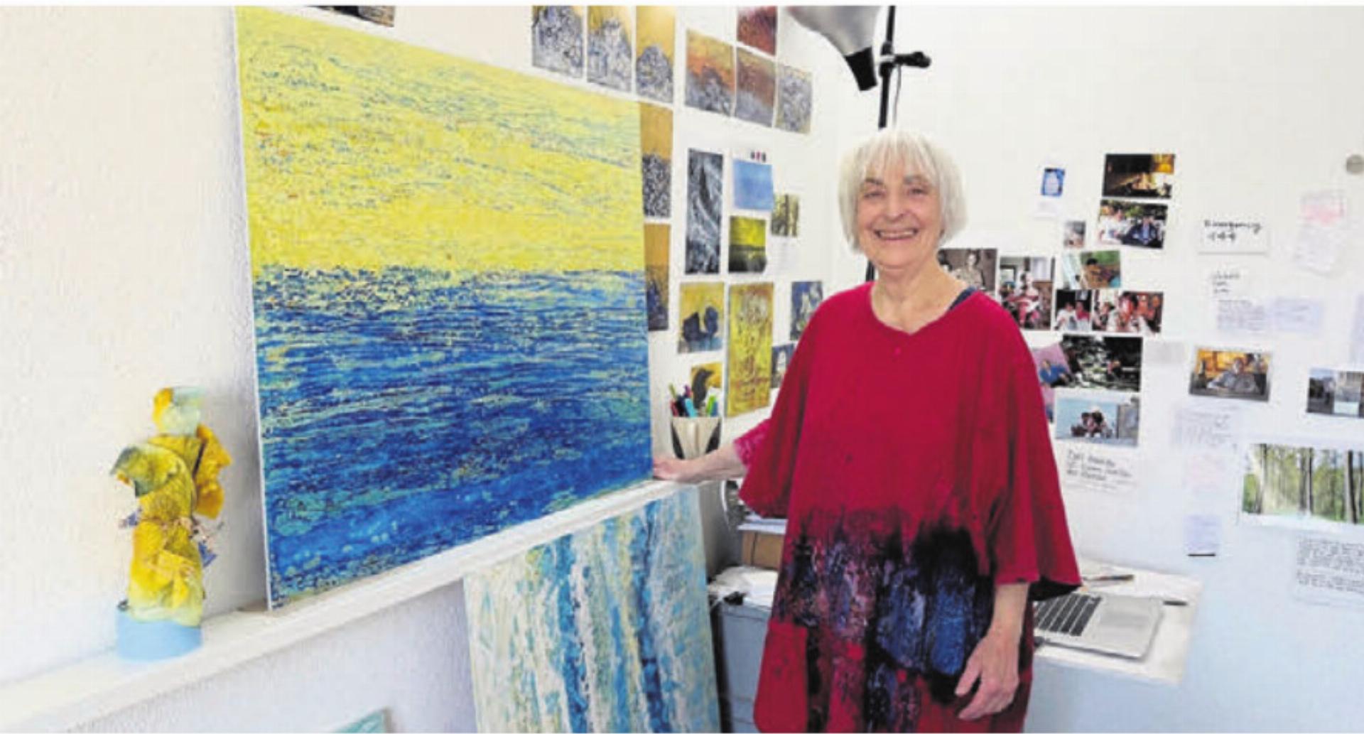 Diane Rotach zeigt ihre Kunst in Muri. Bild: zg - Das Bild wird blockiert. – Möglicherweise durch einen aktiven Adblocker.