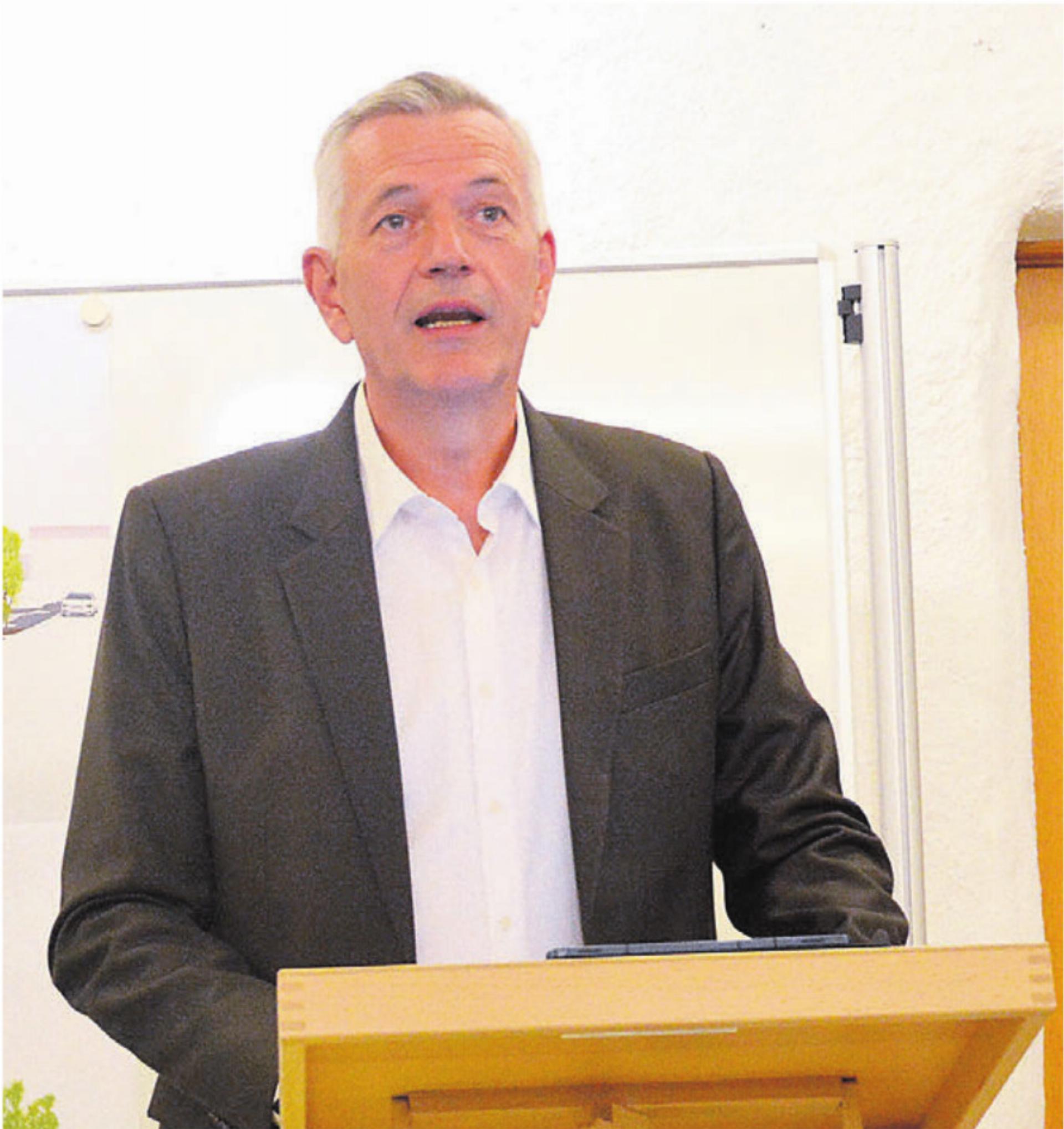 Gemeindeammann und Präsident der Ortsbürgerkommission Daniel Stark erlebte eine entspannte Ortsbürgergemeindeversammlung – und das trotz Grossprojekt. Bild: Roger Wetli