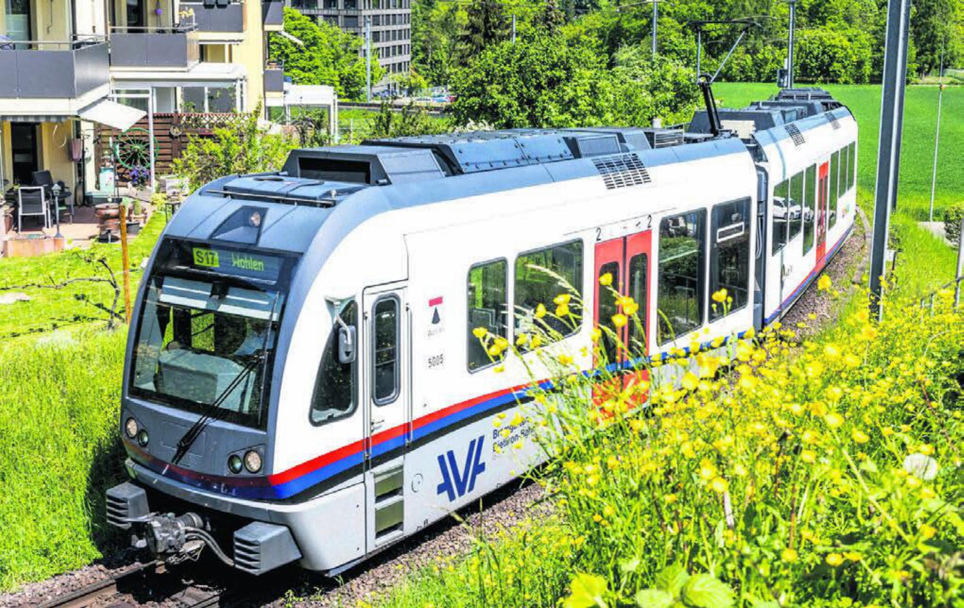 Die BDB wird auf verschiedenen Strecken zwischen Wohlen und Dietikon im Juli nicht fahren. Bild: pd