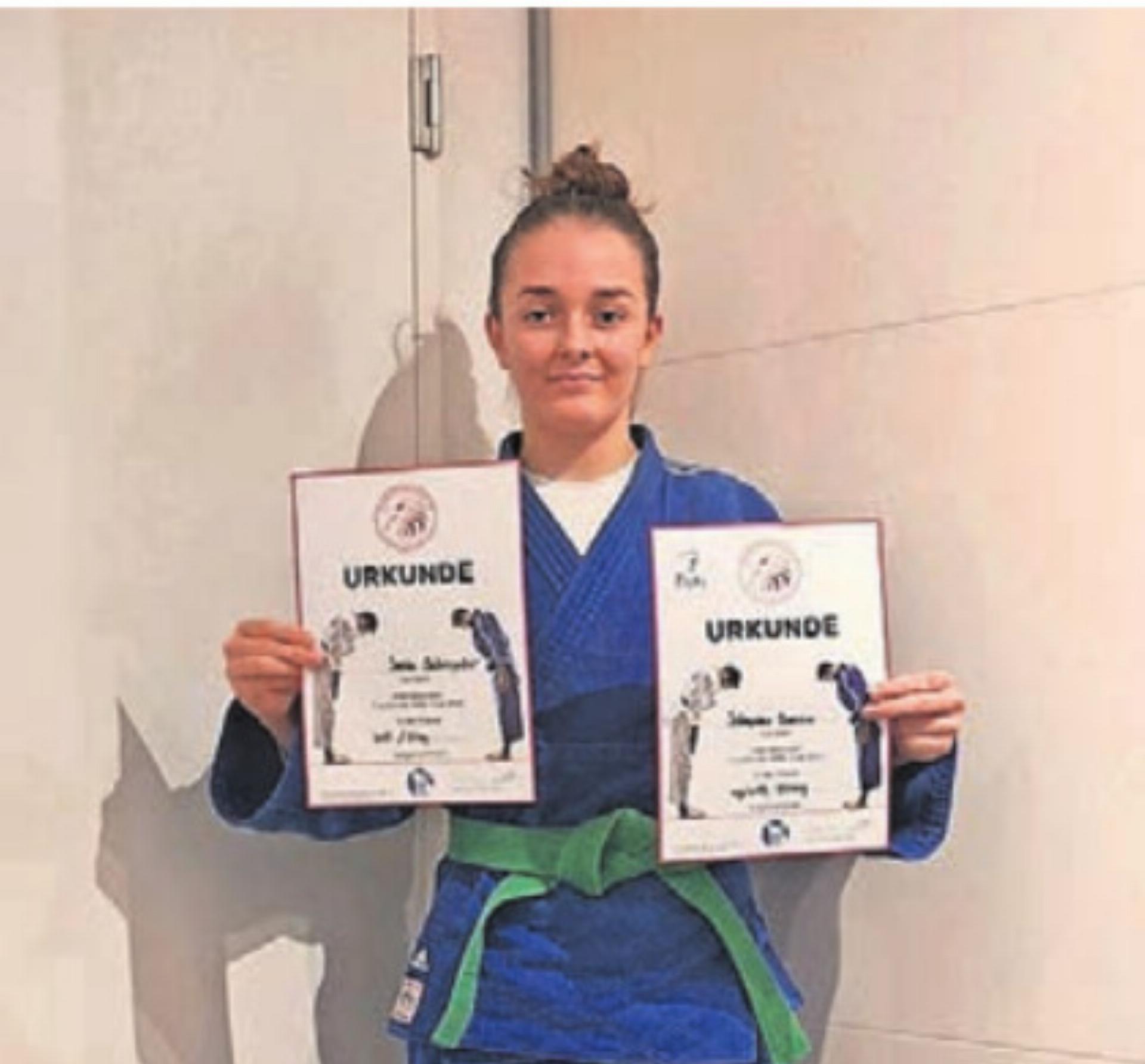 Musste sich in zwei Kategorien behaupten: Svenia Schnyder. Bild: zg - Das Bild wird blockiert. – Möglicherweise durch einen aktiven Adblocker.