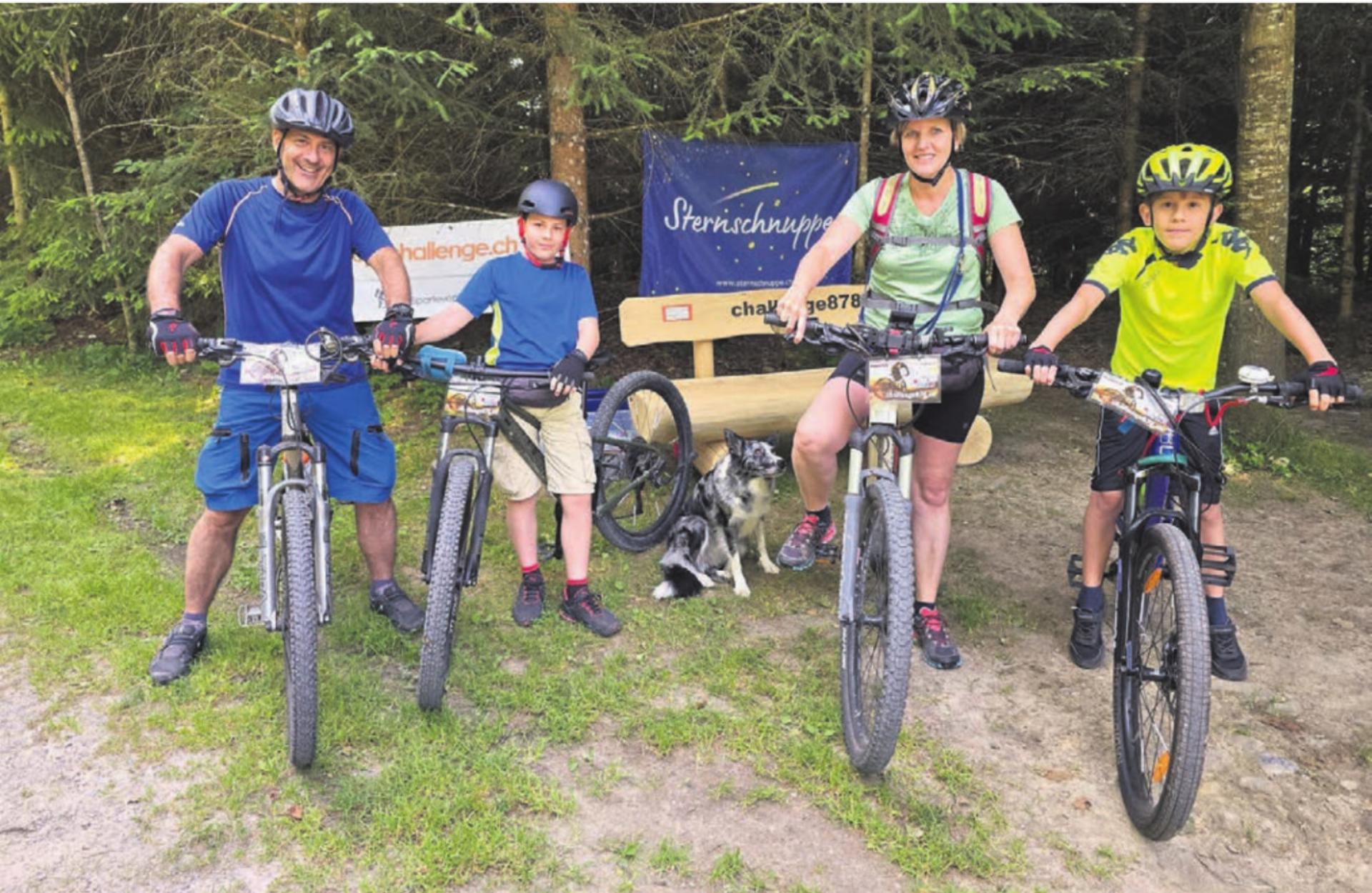 Gross und Klein kann mithelfen, Geld für die Stiftung Sternschnuppe zu sammeln, indem auf den Lindenberg pedalt wird. Bild: zg - Das Bild wird blockiert. – Möglicherweise durch einen aktiven Adblocker.