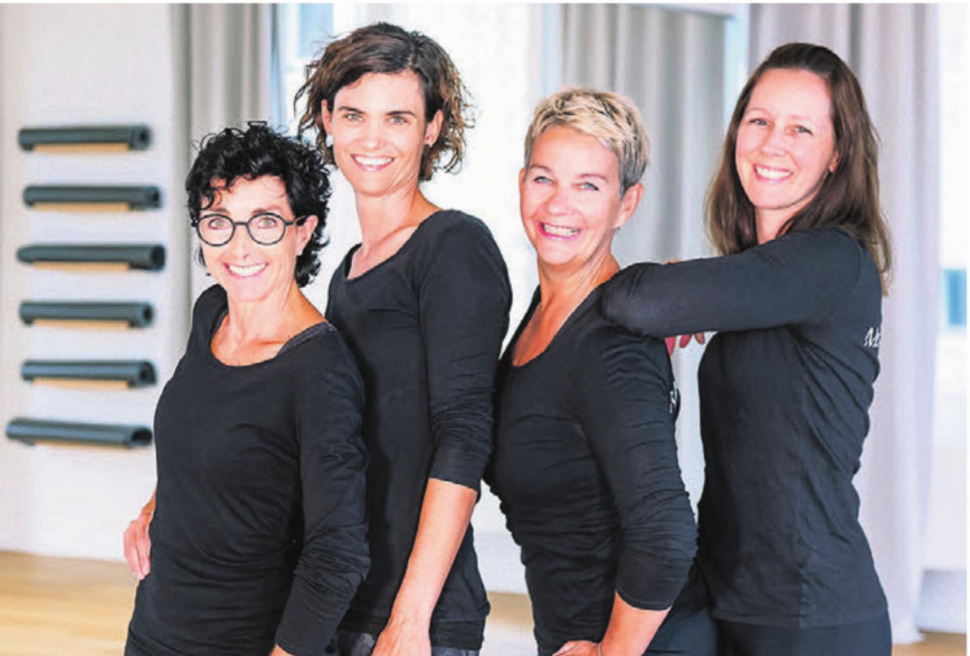 Dieses Team bietet am neuen Standort ein vielseitiges Kursprogramm (von links): Gaby Matter, Christine Rüegg, Alexandra Burch und Sara Roth. Bild: zg - Das Bild wird blockiert. – Möglicherweise durch einen aktiven Adblocker.