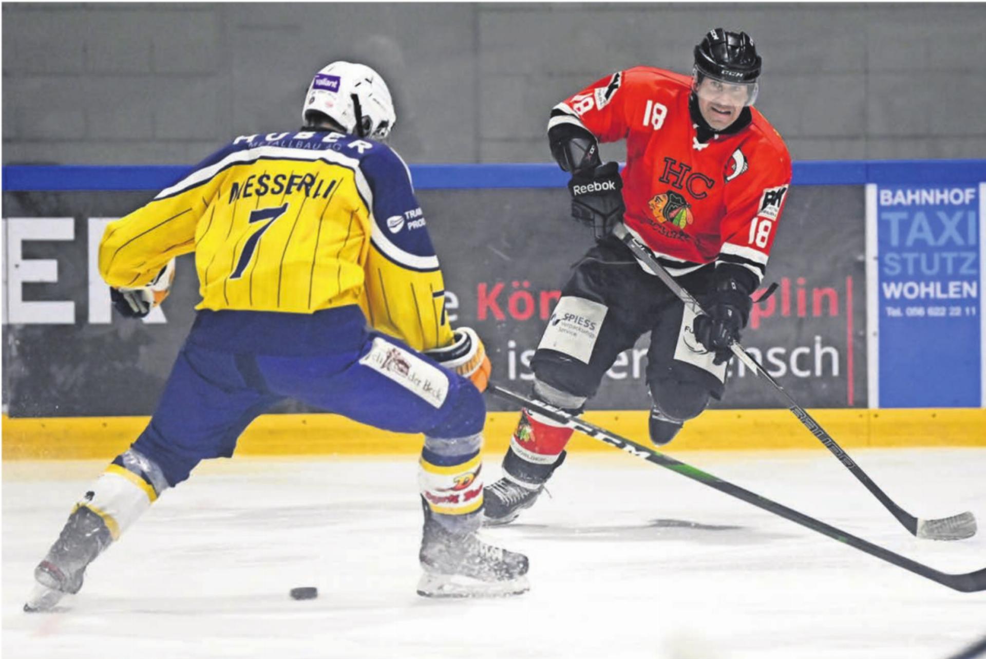 Vier Tore und drei Torbeteiligungen: Patrick Bula (rechts) war bestens aufgelegt. 
Bild: awa/Archiv - Das Bild wird blockiert. – Möglicherweise durch einen aktiven Adblocker.