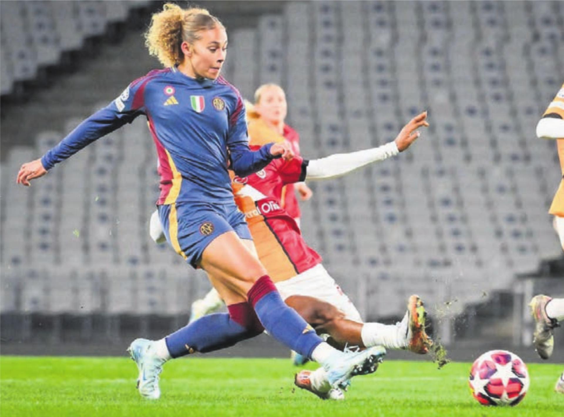 Alayah Pilgrim gab im Champions-League-Spiel gegen Galatasaray einen Assist. Bild: zg