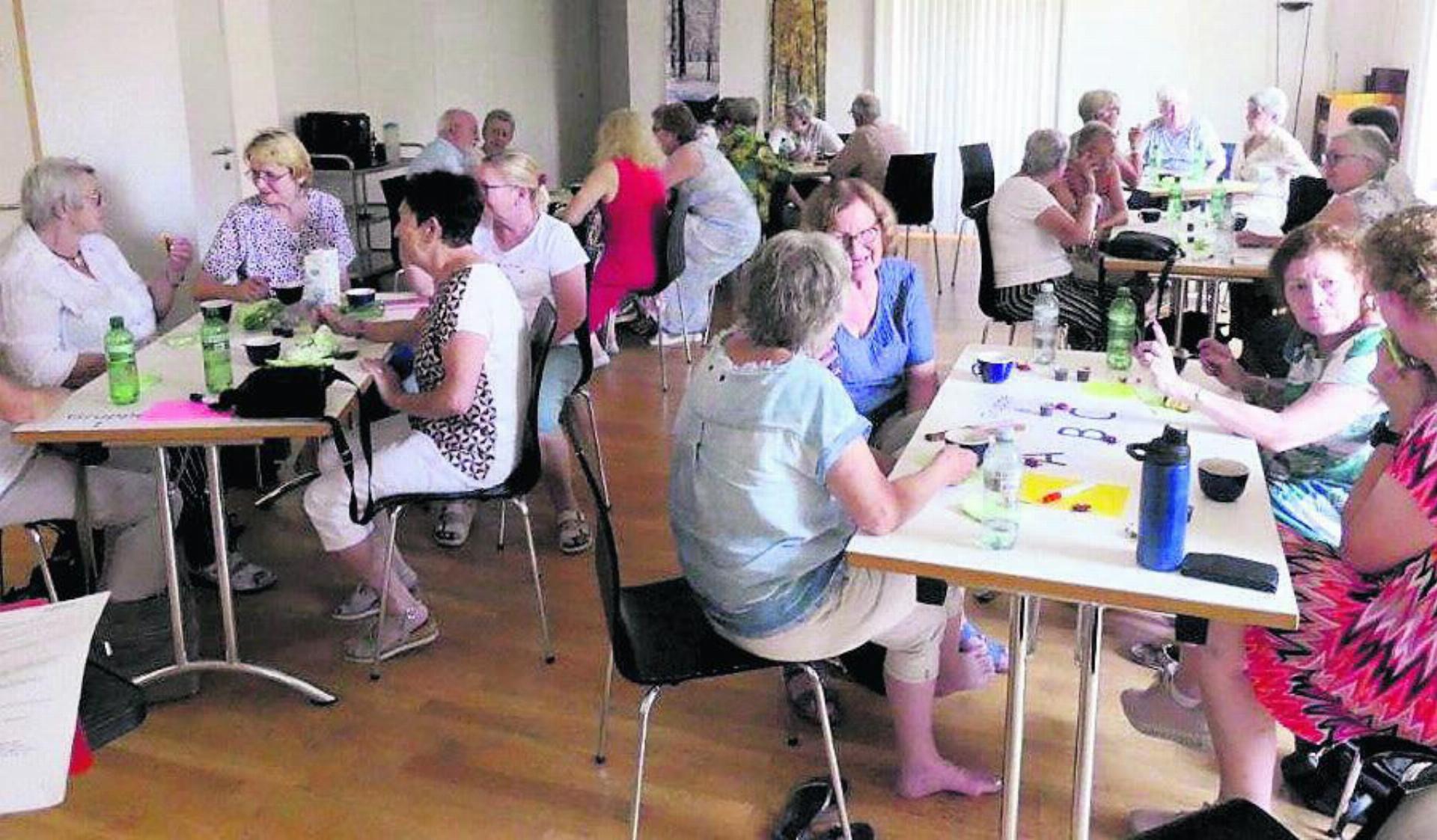 Der Nachmittag unter Gleichgesinnten wird sehr geschätzt. Bild: zg