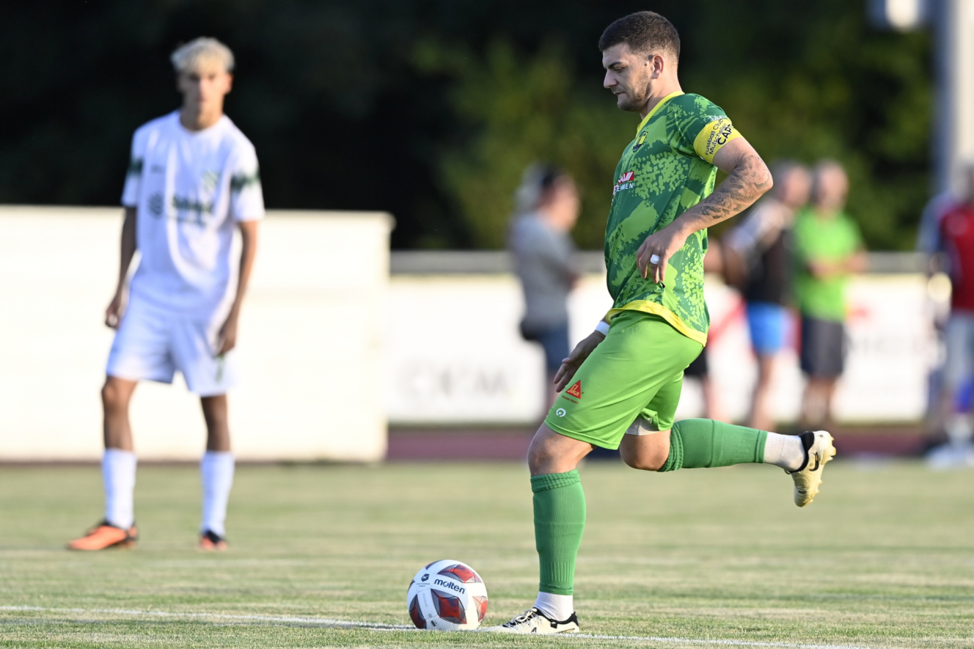 Stehen im Cupfinal: Luca Merendino (Bild) und der FC Mutschellen. Bild: Archiv/awa - Das Bild wird blockiert. – Möglicherweise durch einen aktiven Adblocker.