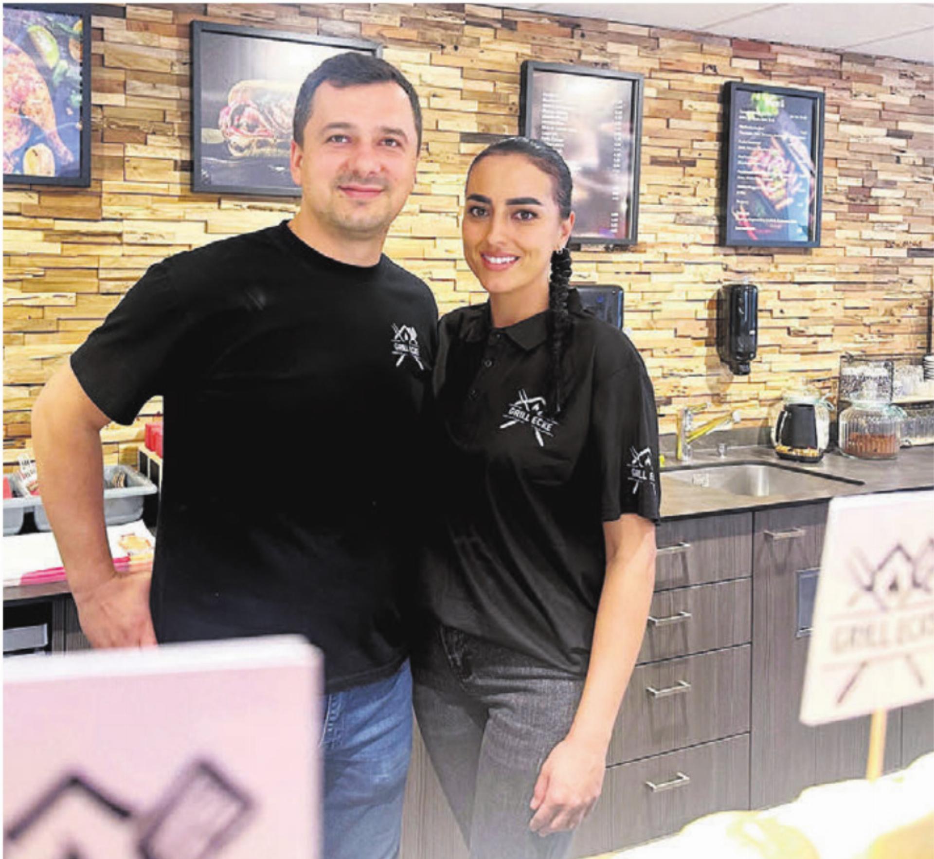 Fikret Jukic und seine Frau Hilda eröffneten am Samstag ihr Lokal. Bild: spr - Das Bild wird blockiert. – Möglicherweise durch einen aktiven Adblocker.