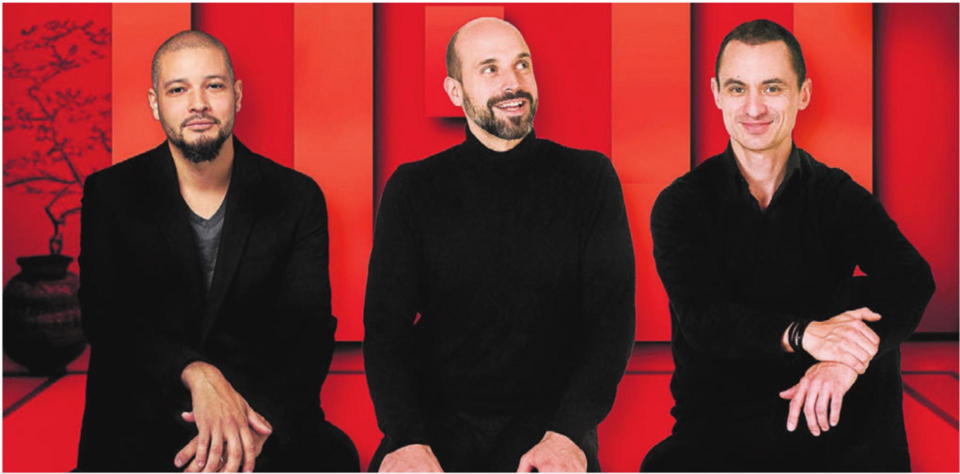 Die Musiker (von links) Luques Curtis, Claude Diallo und Tupac Mantilla kann man vereint auf einer Bühne in Oberwil-Lieli erleben. Bild: zg - Das Bild wird blockiert. – Möglicherweise durch einen aktiven Adblocker.