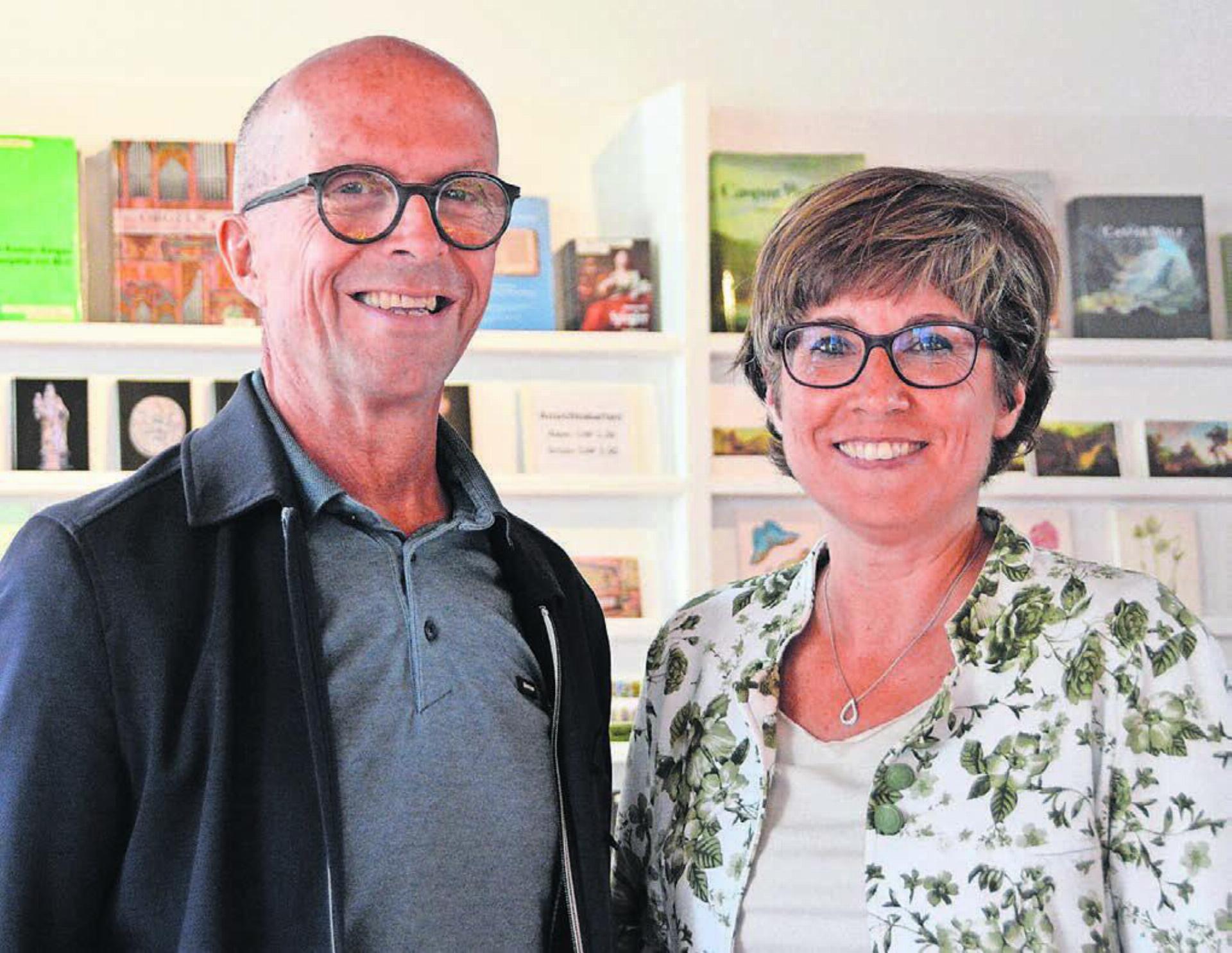 Sie sind das neue Team an der Spitze von Murikultur: Stiftungsratspräsident Robert Barrer und Geschäftsführerin Cindy Mäder. Bild: Annemarie Keusch