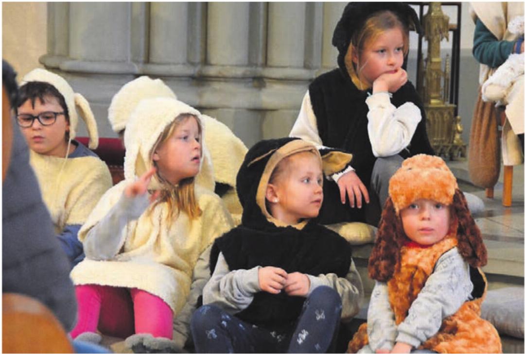 Auch viele kleine Tiere sind Teil des Krippenspiels. Bilder: Annemarie Keusch Auch viele kleine Tiere sind Teil des Krippenspiels. Bilder: Annemarie Keusch