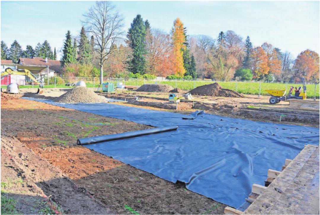 Im Gebiet Farn soll ein neues Schulzentrum entstehen: Den Anfang macht ein Doppelkindergarten. Am nächsten Mittwoch ist dort Spatenstich, die Vorbereitungsarbeiten laufen bereits. Der neue Kindergarten gehört auch zur neuen Strategie. Bild: rwi Im Gebiet Farn soll ein neues Schulzentrum entstehen: Den Anfang macht ein Doppelkindergarten. Am nächsten Mittwoch ist dort Spatenstich, die Vorbereitungsarbeiten laufen bereits. Der neue Kindergarten gehört auch zur neuen Strategie. Bild: rwi