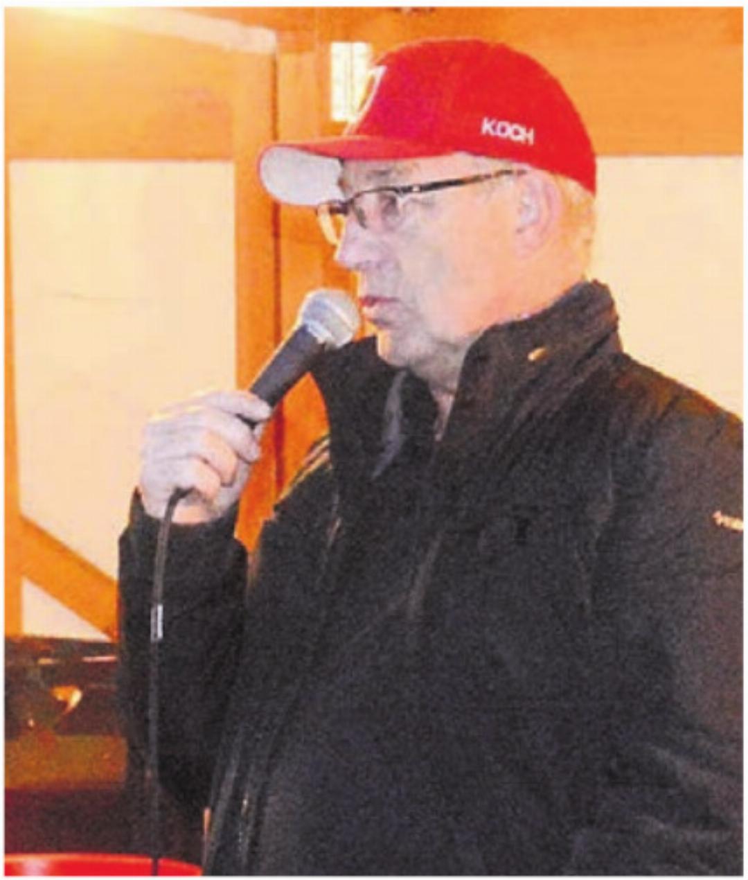 Präsident Oskar Koch freut ich über die vielen Gratulanten am Jubiläumsabend. Präsident Oskar Koch freut ich über die vielen Gratulanten am Jubiläumsabend.