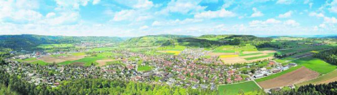 Idyllisch: Neftenbach liegt am Südhang vom Irchel im Zürcher Weinland.