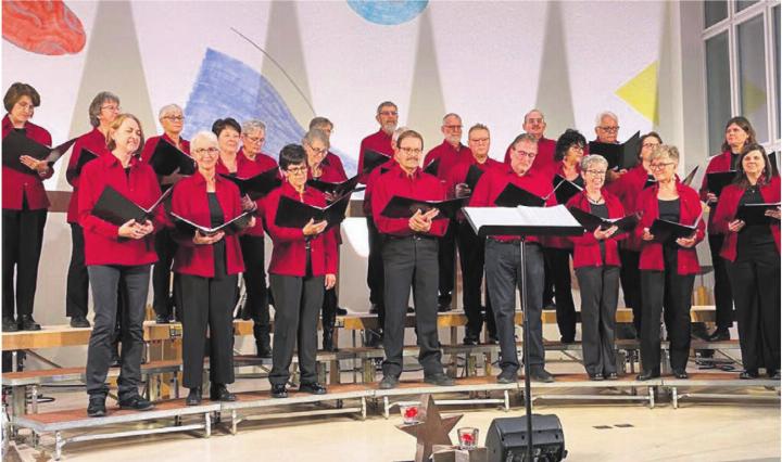 Besinnliche Momente in der hektischen Vorweihnachtszeit – das beschert der Regi-Chor.
Bild: zg