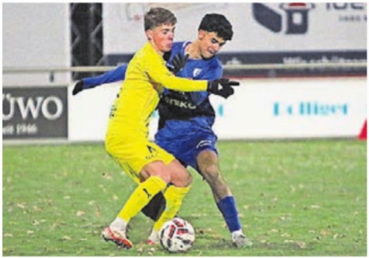 Den Sieg erkämpft: Luca Nascimento (rechts) und der FC Wohlen. Bild: jl