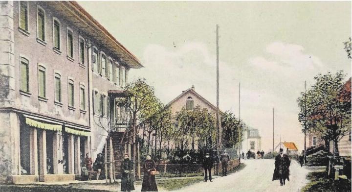 Soll erhalten bleiben: Die Aufnahme aus dem Jahr 1906 zeigt das Lüthi-Tschiemer-Haus (links). Bilder: Archiv Soll erhalten bleiben: Die Aufnahme aus dem Jahr 1906 zeigt das Lüthi-Tschiemer-Haus (links). Bilder: Archiv