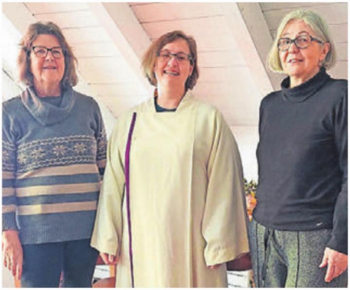 Von links: Elisabeth Dondiego, Jessica Zemp und Agnes Holzer. Bild: zg