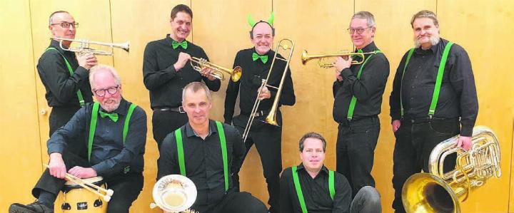 Die Formation Blechsalat besteht aus acht Personen. Bild: zg