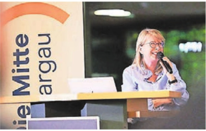 Quasi-Gastgeberin: Karin Koch Wick, Co-Präsidentin die Mitte. Bild: zg Quasi-Gastgeberin: Karin Koch Wick, Co-Präsidentin die Mitte. Bild: zg