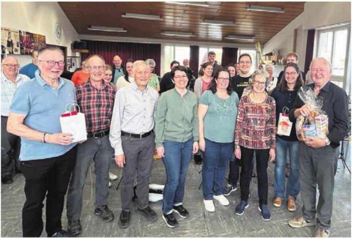 Die vielen Jubilarinnen und Jubilare der Musikgesellschaft Boswil. Bild: zg Die vielen Jubilarinnen und Jubilare der Musikgesellschaft Boswil. Bild: zg