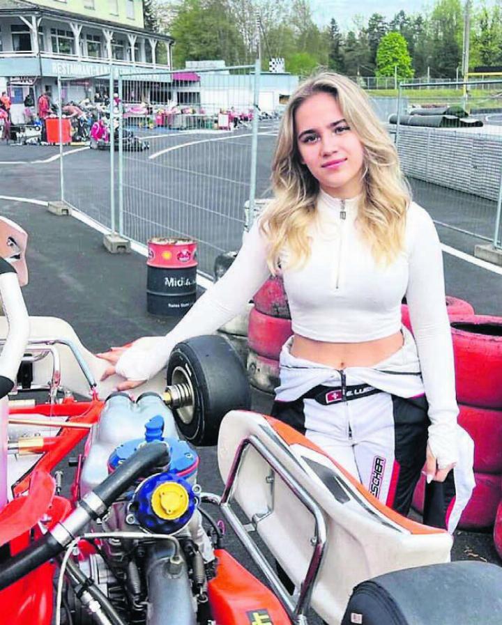 Ekaterina Lüscher will Profi-Motorsportlerin werden. Bilder: zg