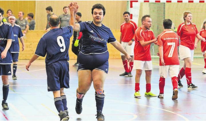 Das Turnier der Menschen mit Handicap wird eines der zahlreichen Highlights am Hallenturnier des FCW sein. Bild: Archiv/spr