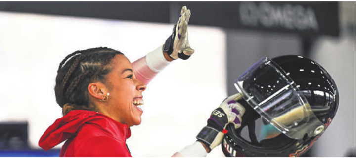 Die Olympionikin Melanie Hasler verabschiedet sich vom Bobsport. Bild: IBSF Die Olympionikin Melanie Hasler verabschiedet sich vom Bobsport. Bild: IBSF