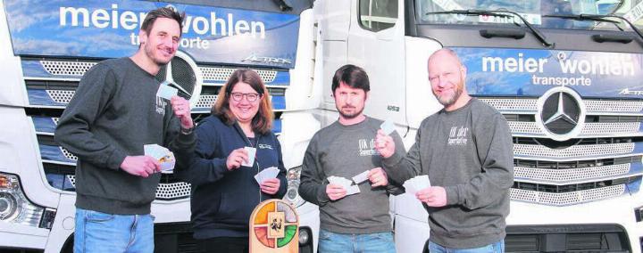 Marc Zimmermann, Anja Scheiber-Meier, Lukas Küchler und Dennis Andermatt freuen sich auf den Königsjass. Bild: mo