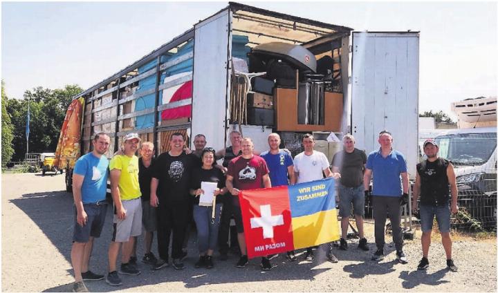 Das Leid in der Ukraine etwas lindern, das versucht der Verein Switlo seit dreieinhalb Jahren. Bild: zg