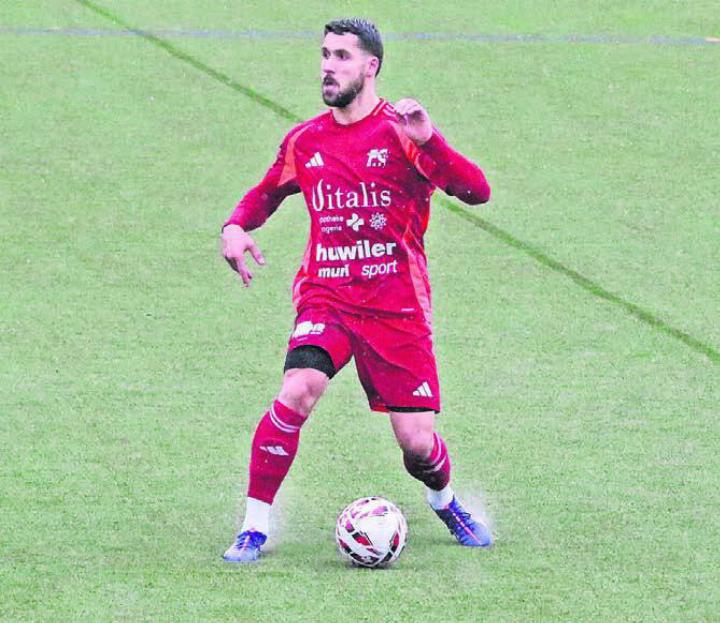 Tihomir Grabovica und der FC Muri konnten das Hinspiel gegen Thalwil mit 2:1 gewinnen. Bild: Archiv
