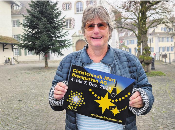 Christchindli-Märt-Präsidentin Sabina Glarner freut sich auf die Jubiläumsausgabe ihres Marktes. 
Bild: Marco Huwyler