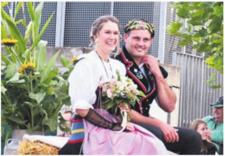 Joel Strebel und Aline Dormann. Bild: vaw