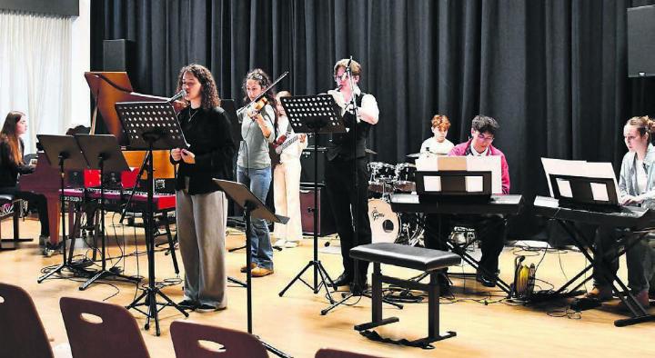 Die Formation Jazz, Pop, Rock begeisterten mit «A Million Dreams», «Constellations» und «Viva la Vida». Bild: Monica Rast