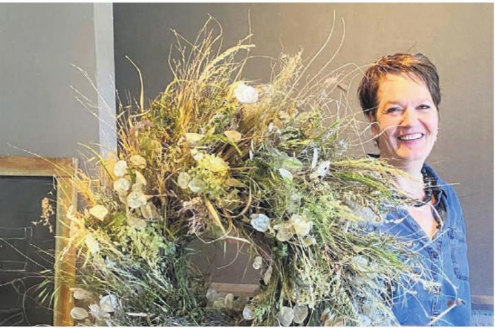 Barbara Bosshard eröffnete ihren Blumenladen «Bluemewärch». Bild: zg