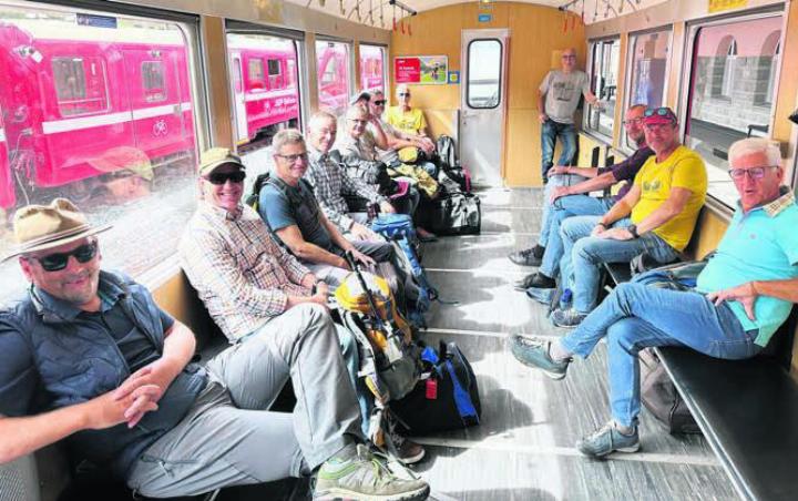 Die Mitglieder des Männerturnvereins genossen ihre viertägige Jubiläumsreise. Bild: zg