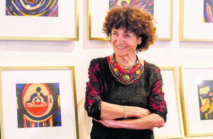 Begegnungen mit Menschen, künstlerisch von Heidi Widmer festgehalten. Bild: Archiv