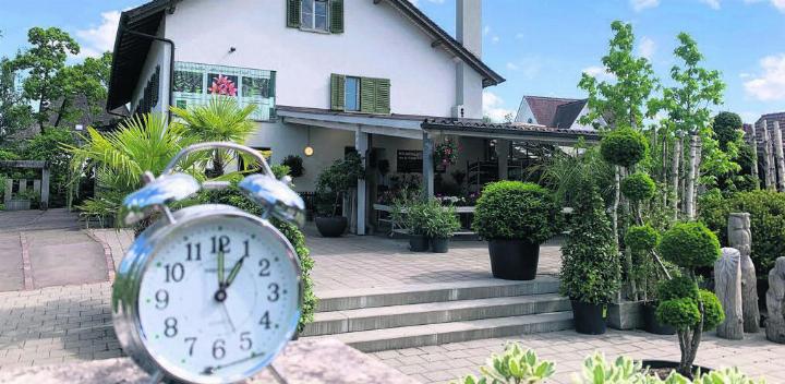 Die Zeit läuft langsam ab: Das Blumengeschäft Emil Huber AG wird am 27. September geschlossen. Bild: ola
