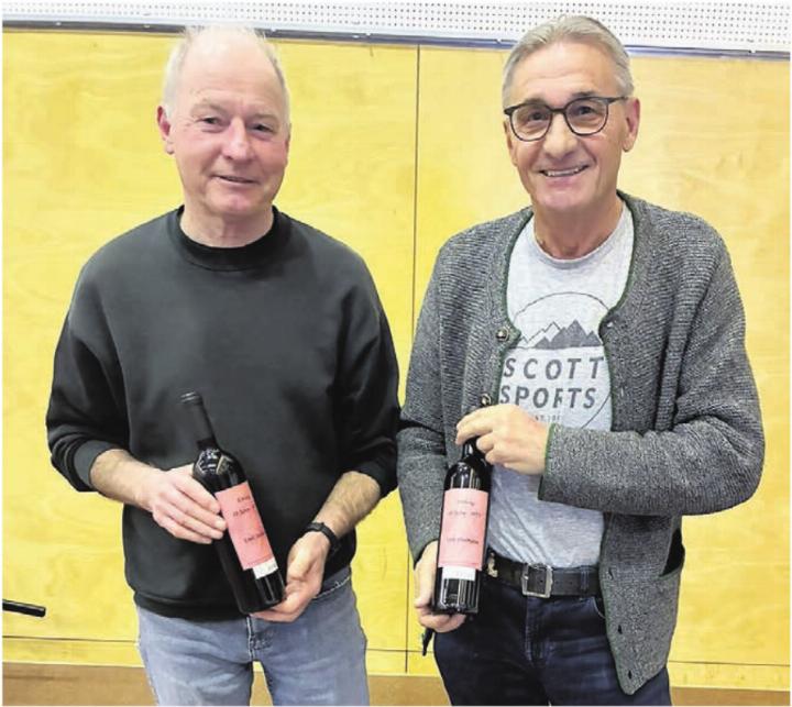 Toni Thalmann (rechts) ist seit 40 Jahren Teil des Männerturnvereins, Emil Neuhaus seit 10 Jahren. Bild: zg