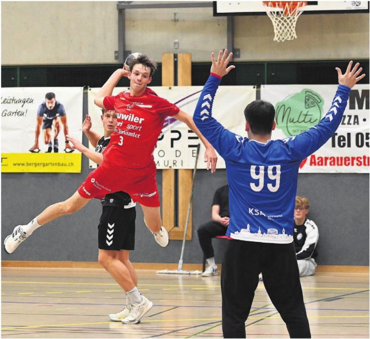 Flügelspieler Elia Galizia und der TV Muri wollen mit den Heimfans im Rücken den nächsten Sieg einfahren. Bild: tvm Flügelspieler Elia Galizia und der TV Muri wollen mit den Heimfans im Rücken den nächsten Sieg einfahren. Bild: tvm