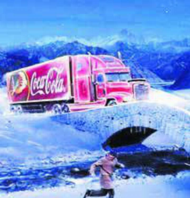 Der Coco-Cola-Weihnachtstruck ist zum fünften Mal bei Schüwo Trink-Kultur zu Gast.