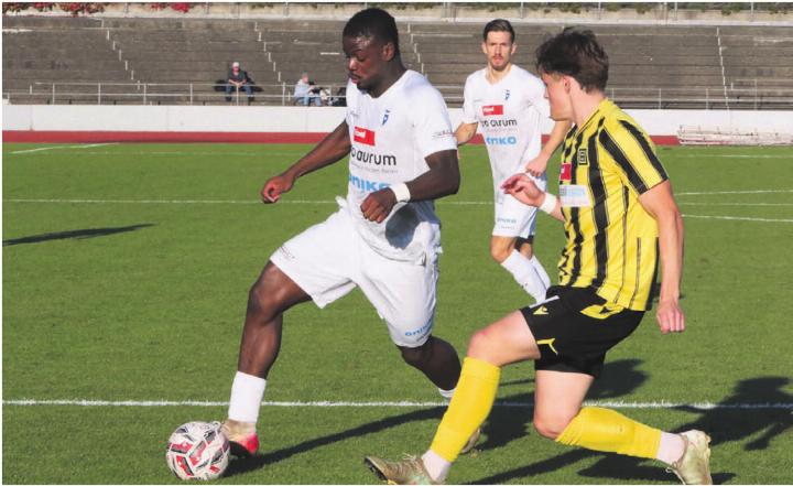 Auch Toptorschütze Dramane Sissoko (links) kann ohne gute Anspiele nicht erfolgreich sein. Ein weiterer Stürmer allein wird die Probleme der Freiämter nicht lösen. Bild: Archiv/jl Auch Toptorschütze Dramane Sissoko (links) kann ohne gute Anspiele nicht erfolgreich sein. Ein weiterer Stürmer allein wird die Probleme der Freiämter nicht lösen. Bild: Archiv/jl