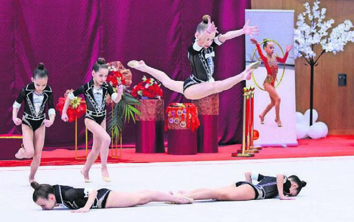 Eine Szene vom Wettkampf in der Wohler Hofmattenhalle. Bild: zg